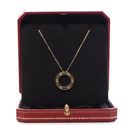 Cartier 18K Yellow Gold LOVE Pendant Necklace 6 of 6
