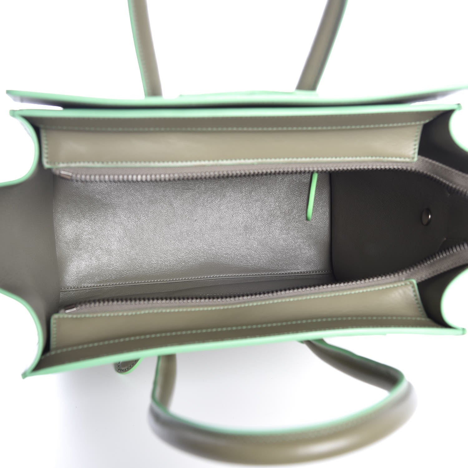 Celine Satin Calfskin Micro Debossed Luggage Light Khaki 5 of 7