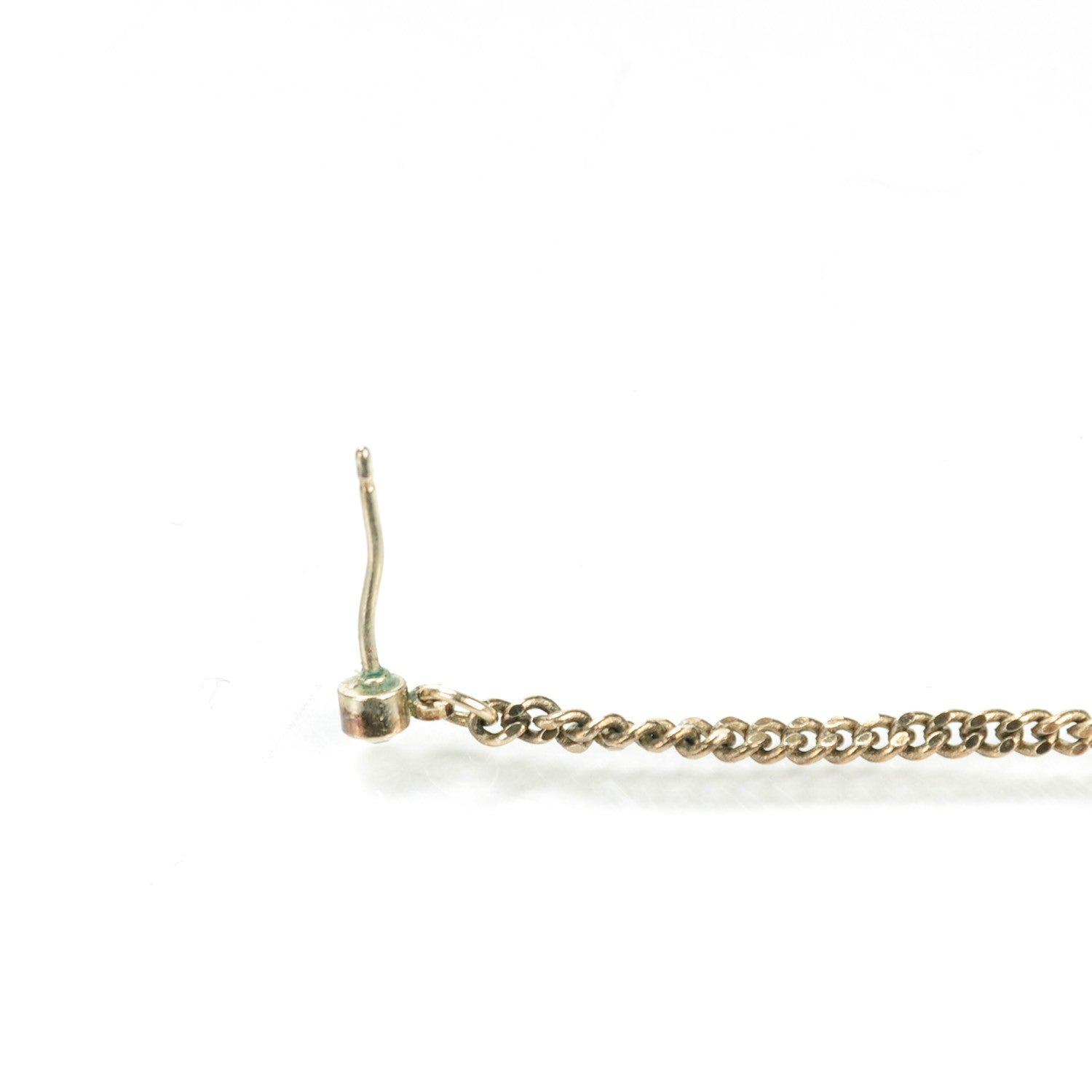 Chanel Swarovski Crystal CC Heart Earrings 4 of 5