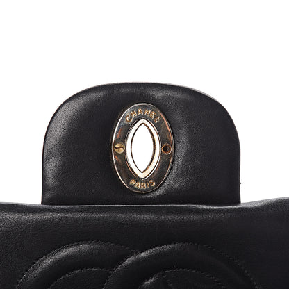 Chanel Lambskin Quilted XL Jumbo Single Flap Black 10 of 11