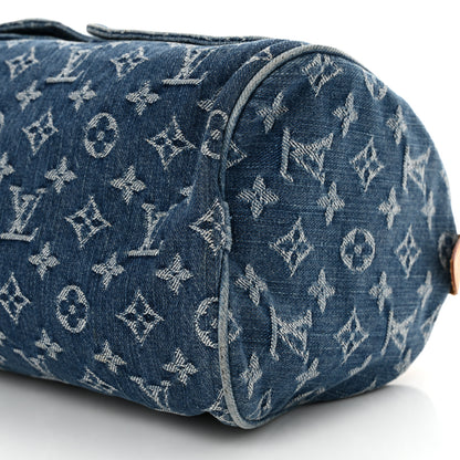 Louis Vuitton Monogram Denim Neo Speedy Blue 10 of 12