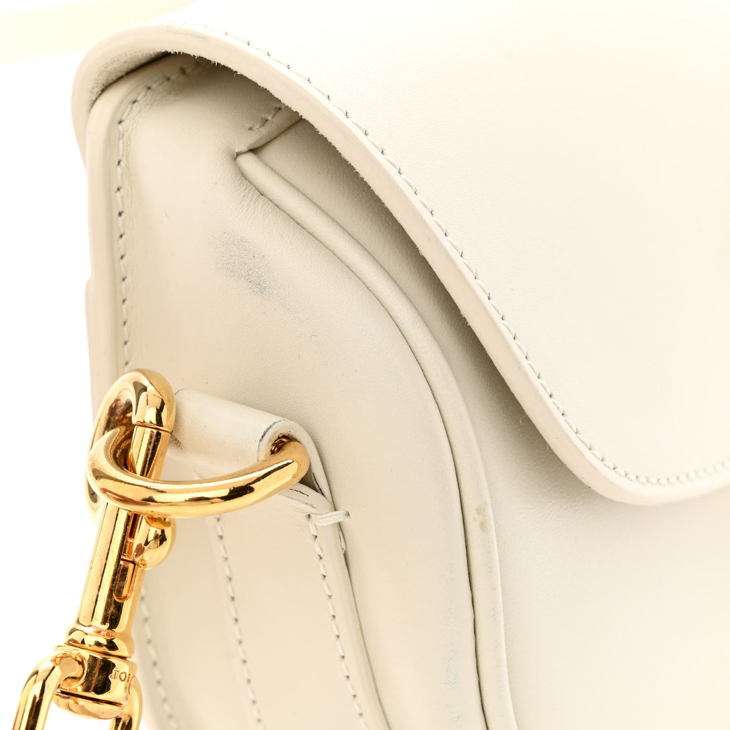 Box Calfskin East West Bobby Bag Latte