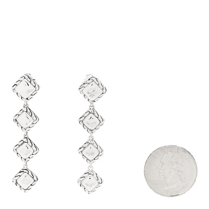 John Hardy Sterling Silver Palu Square Drop Earrings 2 of 4