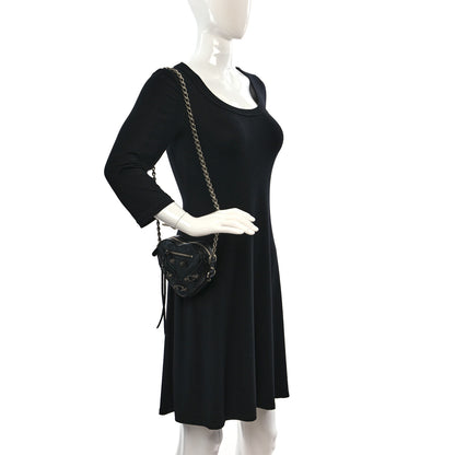 Balenciaga Agneau Arena Mini Le Cagole Heart Bag Black 2 of 11