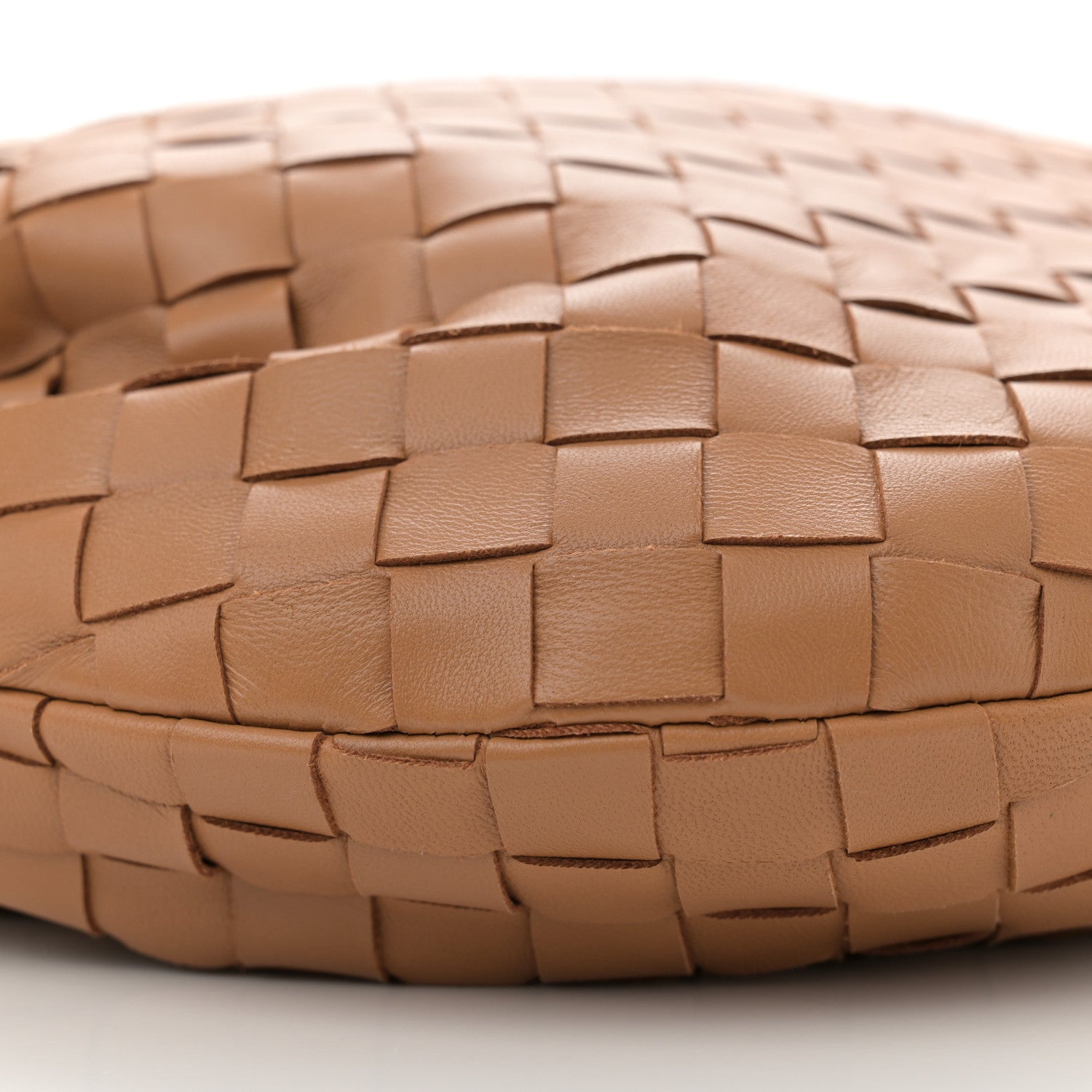 Bottega Veneta Nappa Intrecciato Teen Jodie Hobo Caramel 9 of 10