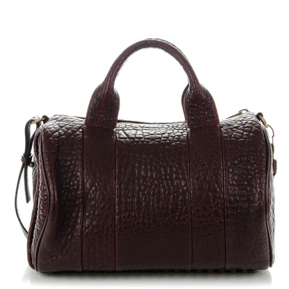 Alexander Wang Pebbled Lambskin Rocco Beet Antique Brass Hardware 1 of 7