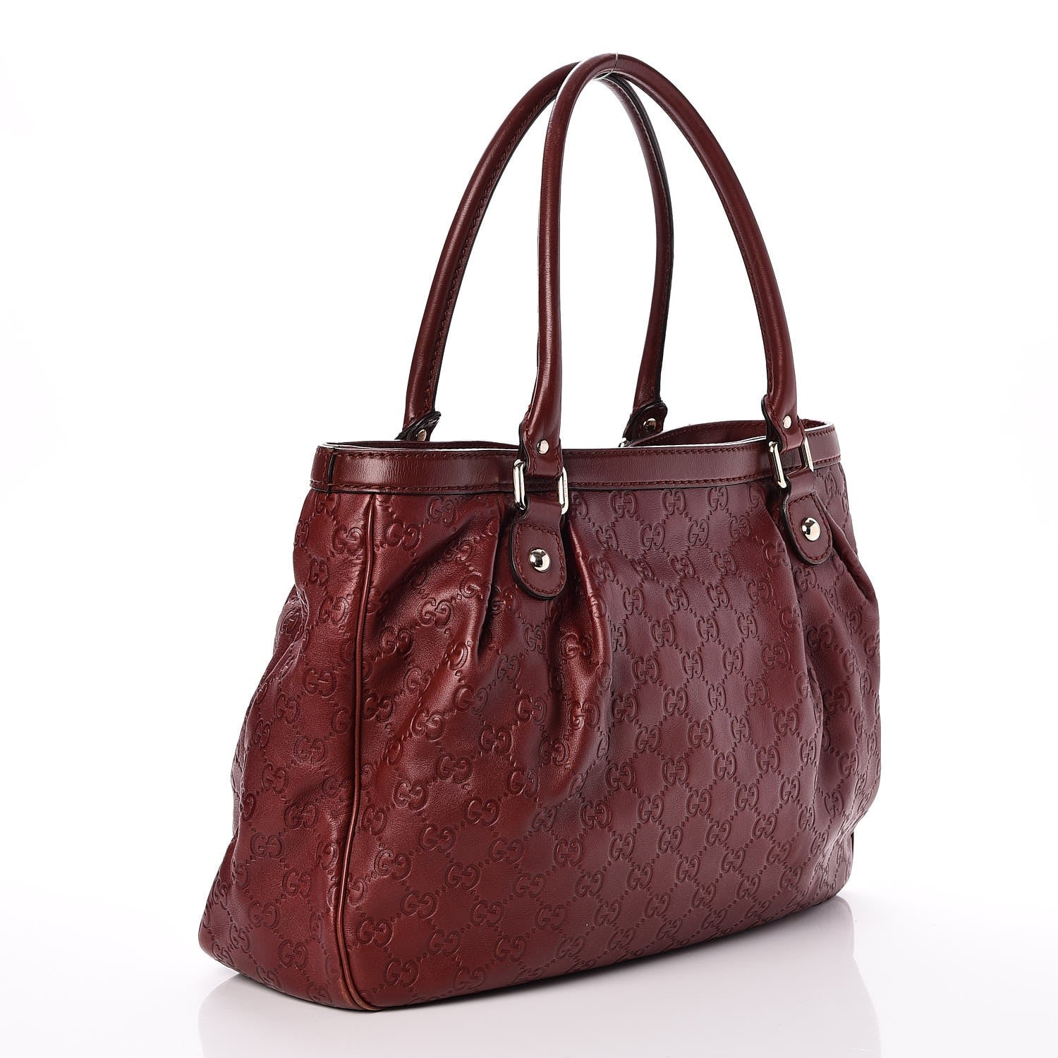 Gucci Guccissima Medium Sukey Top Handle Tote Raspberry Candy 3 of 7