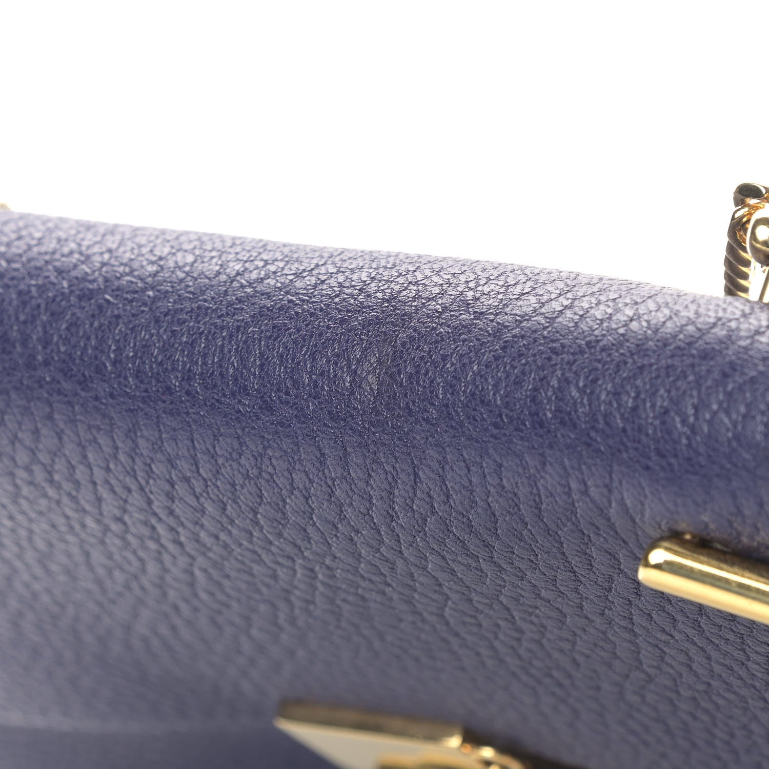 Chloe Grained Lambskin Drew Shoulder Bag Royal Navy 10 of 11