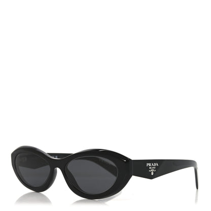 Prada Acetate Oval Sunglasses SPR 26Z Black 1 of 7