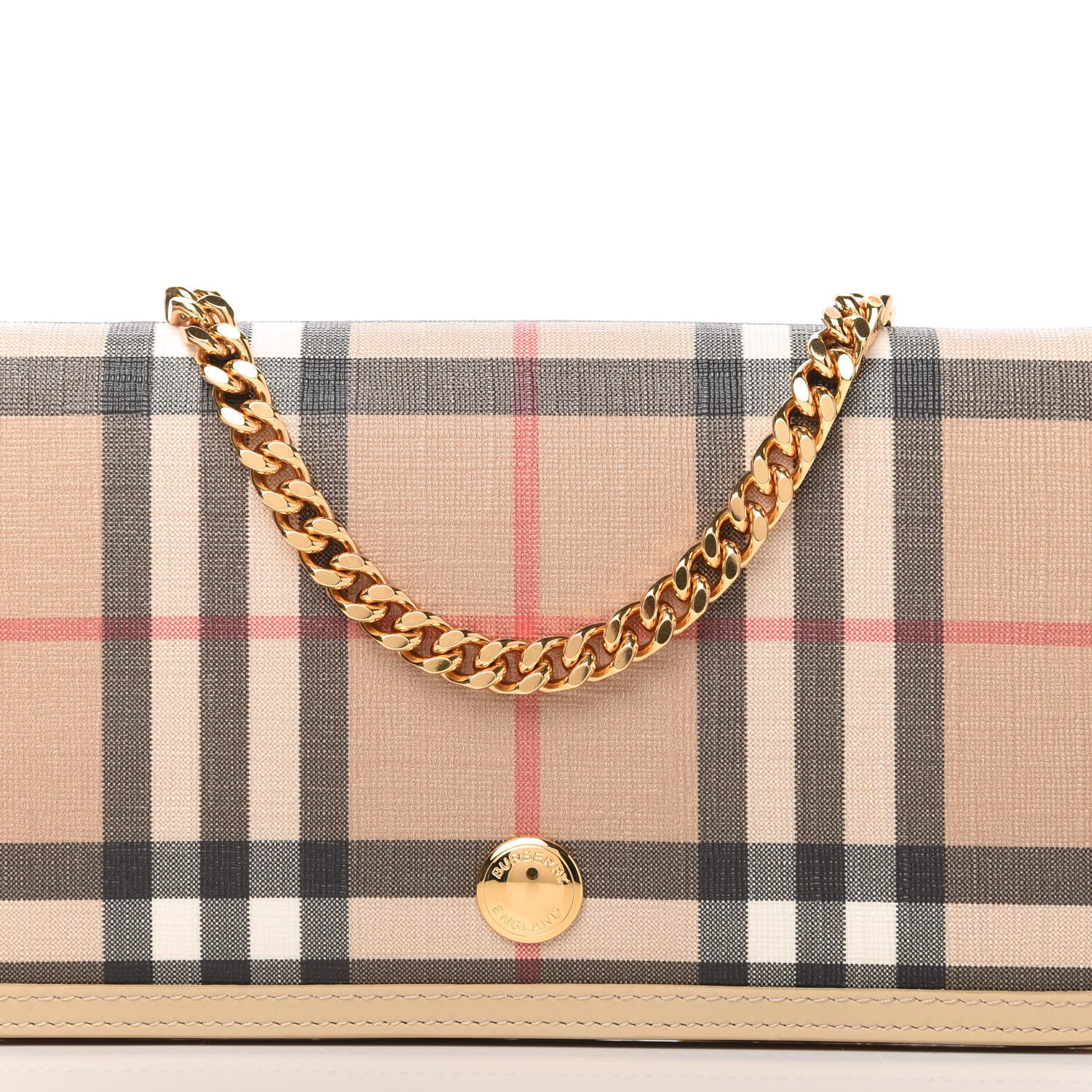 Burberry Vintage Check Hanna Crossbody Wallet On Chain Trench 9 of 9