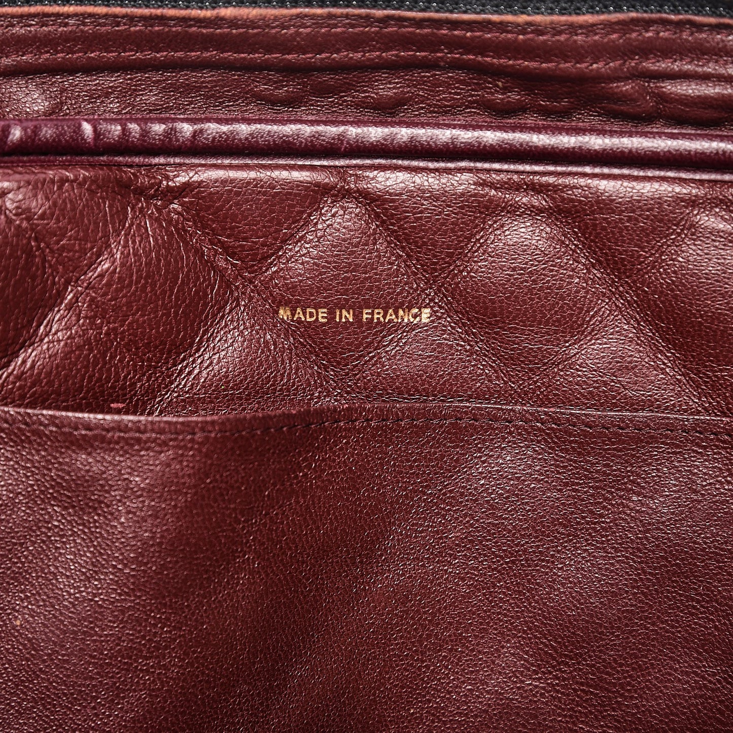 Lambskin Quilted Shoulder Bag Black
