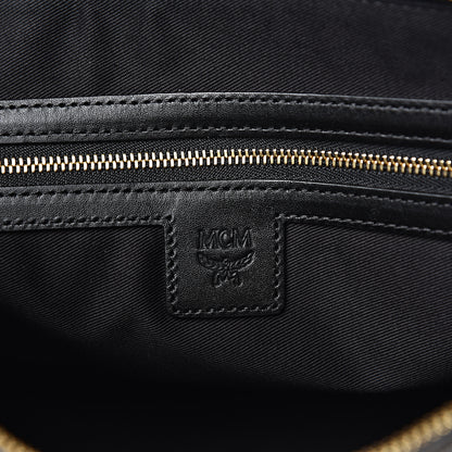 MCM Gradation Visetos Zip Pouch Black Gold 6 of 9