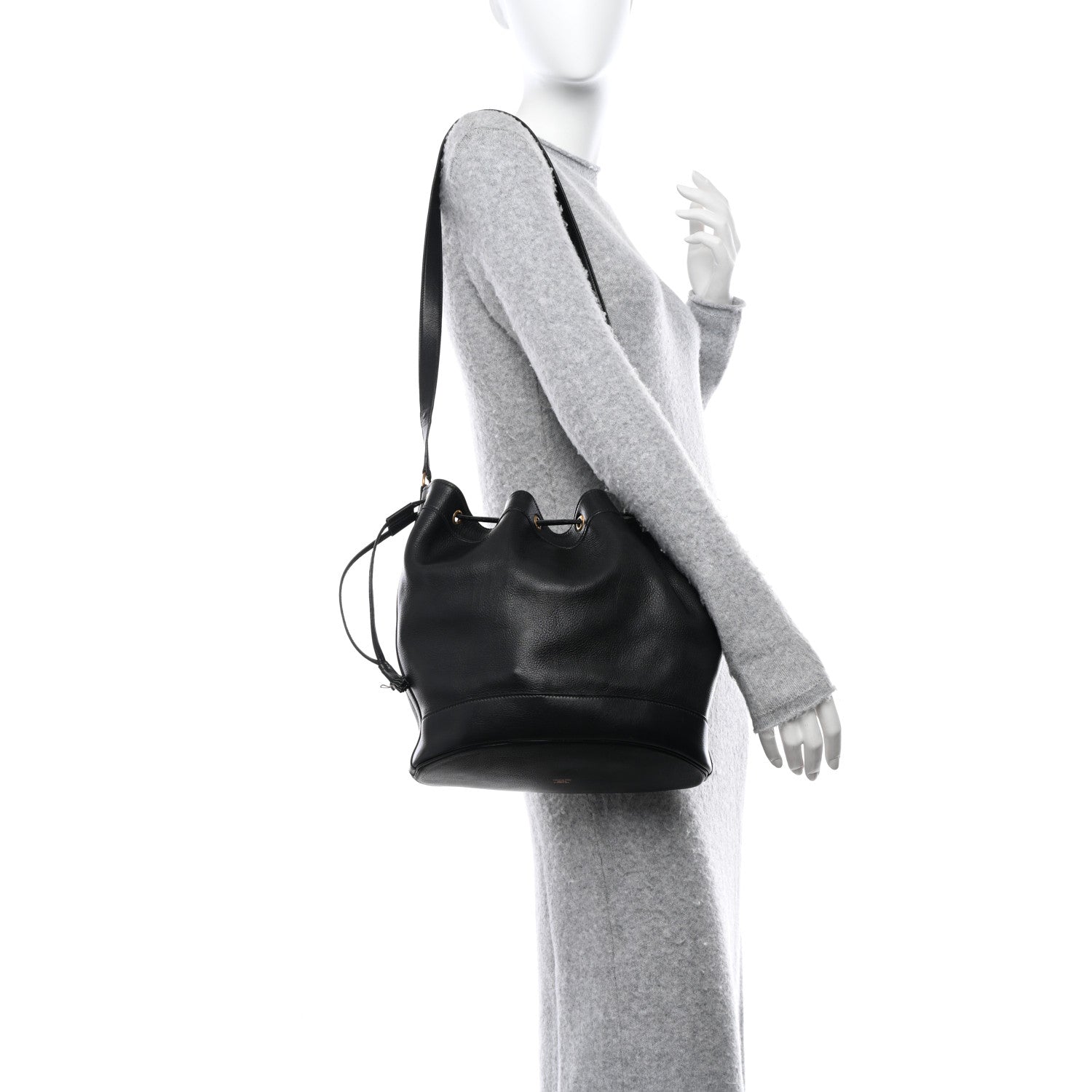 Hermes Ardennes Market Drawstring Bag 28 Black 2 of 11