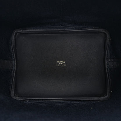 Hermes Toile Goeland Swift Cargo Picotin Lock 18 Bleu Marine 5 of 11