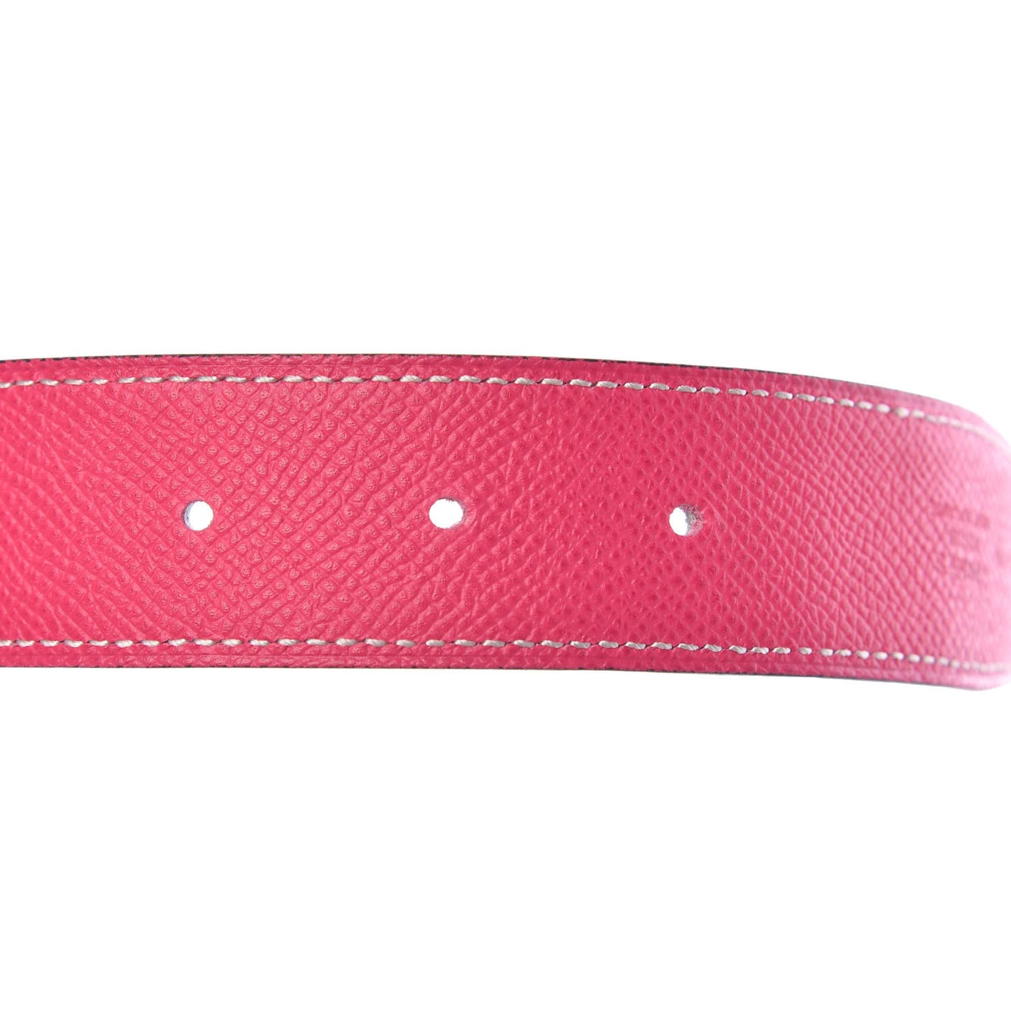 Epsom Swift 32mm Belt Strap 85 Rose Tyrien White