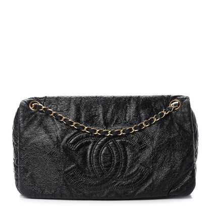 Chanel Vinyl Medium Rock and Chain Flap Black 1 of 10