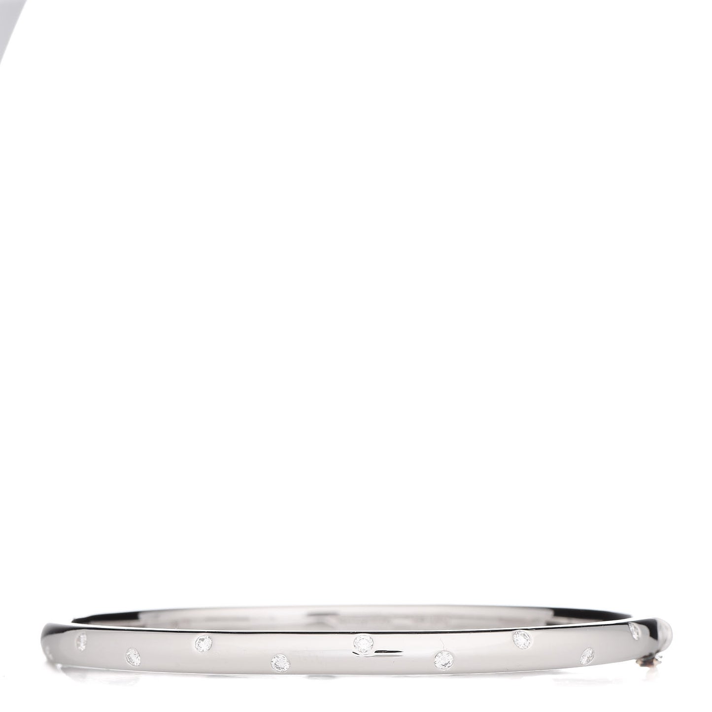 Platinum Diamond 4.5mm Etoile Bangle Bracelet