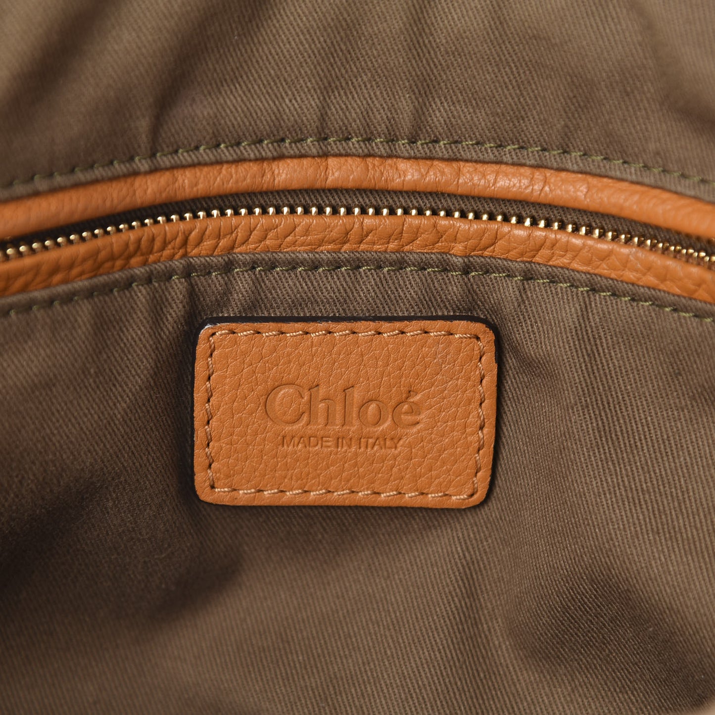 Calfskin Medium Marcie Satchel Tan