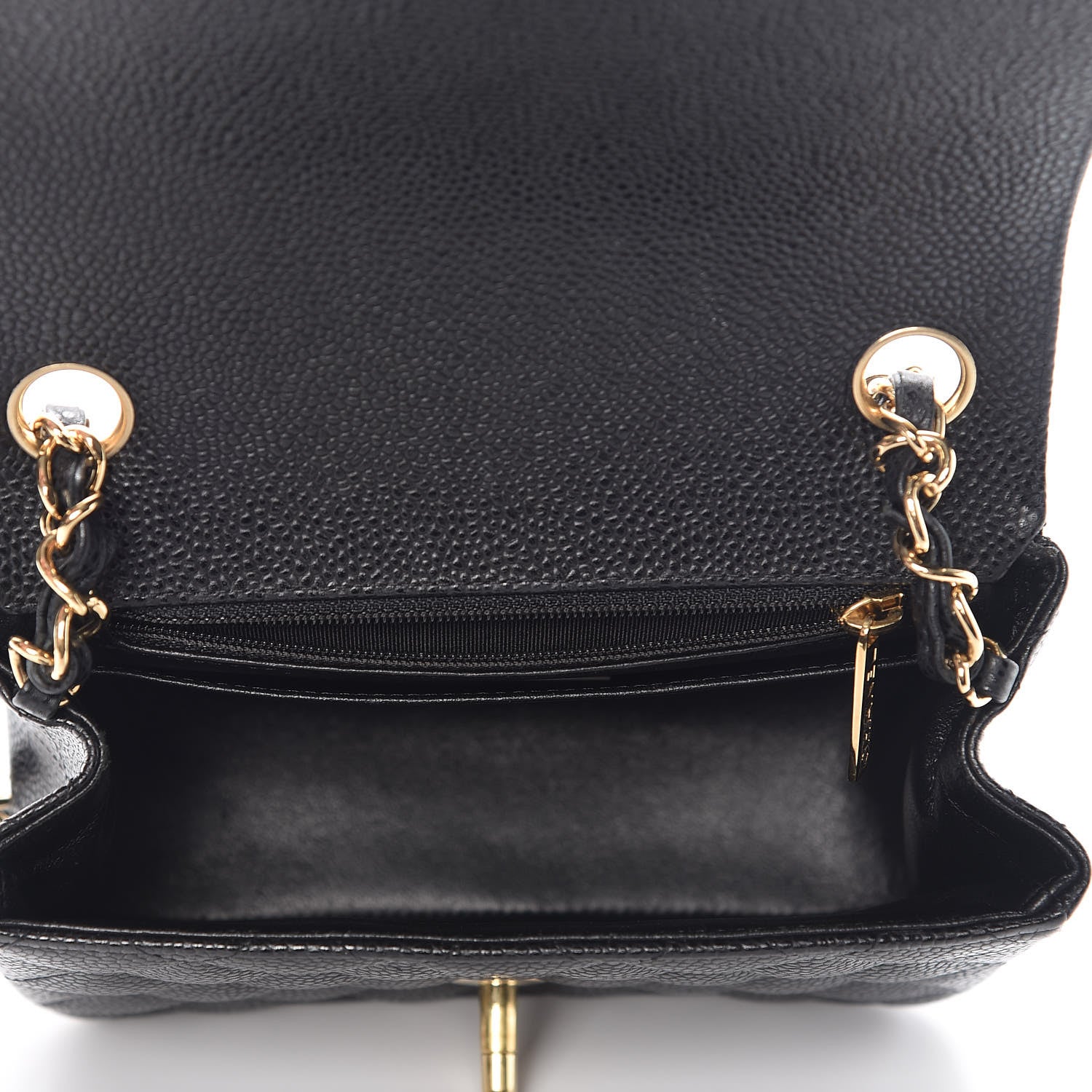 Chanel Caviar Quilted Mini Square Flap Black 5 of 11