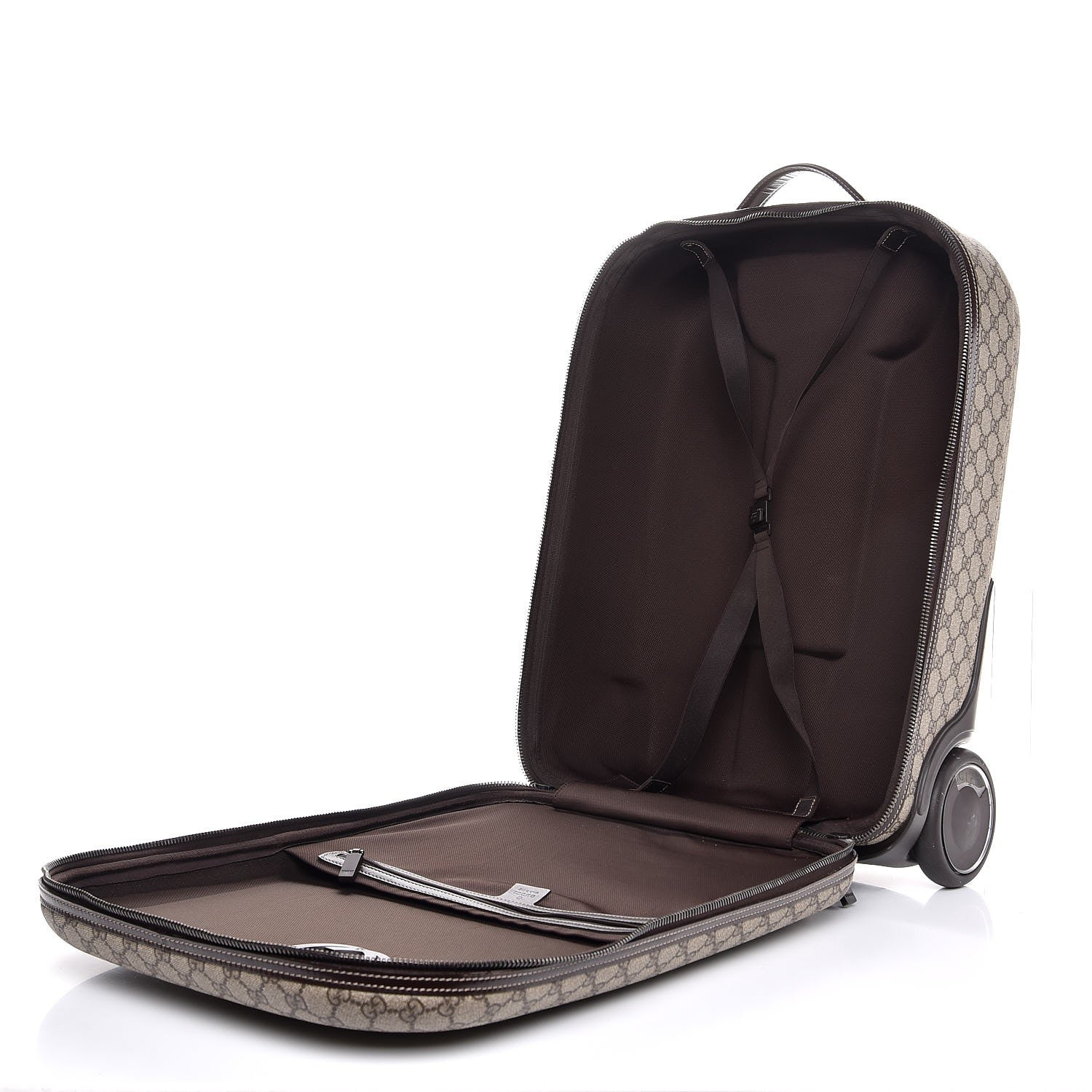 Gucci GG Plus Monogram Small Interlocking G Trolley Brown 5 of 23
