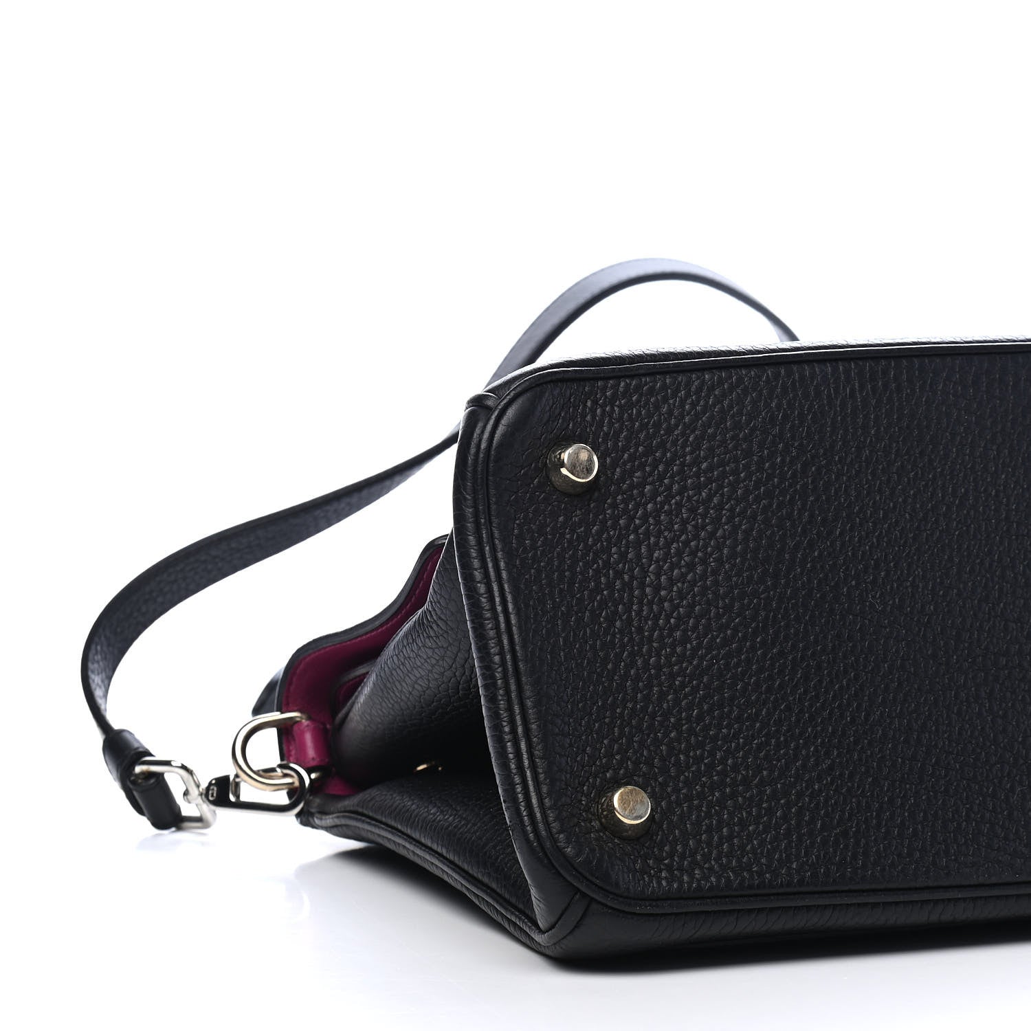 Christian Dior Bullcalf Small Be Dior Flap Black Fraise 7 of 9