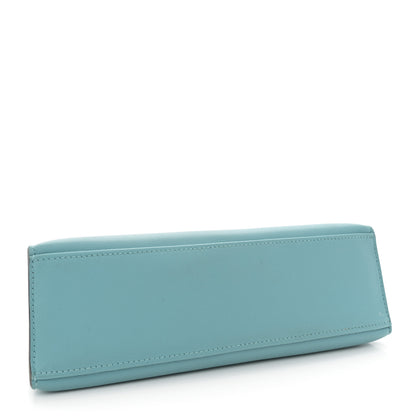 Hermes Swift Kelly Pochette Clutch Bleu Saint Cyr 4 of 13