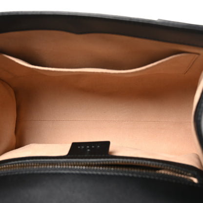 Gucci GG Supreme Monogram Small Osiride Top Handle Bag Black Gold 5 of 10
