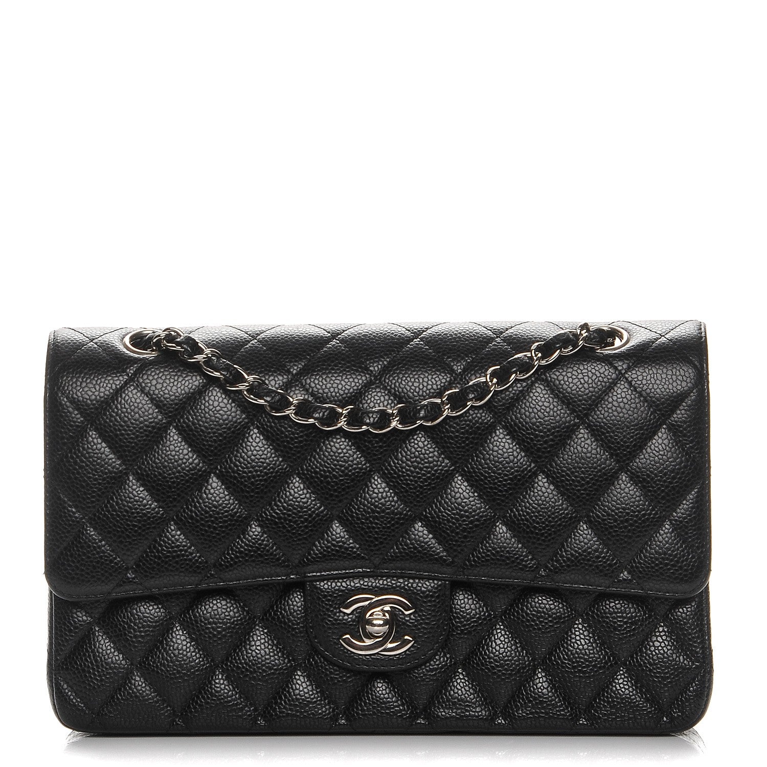 Chanel Caviar Quilted Medium Double Flap Black 1 of 7