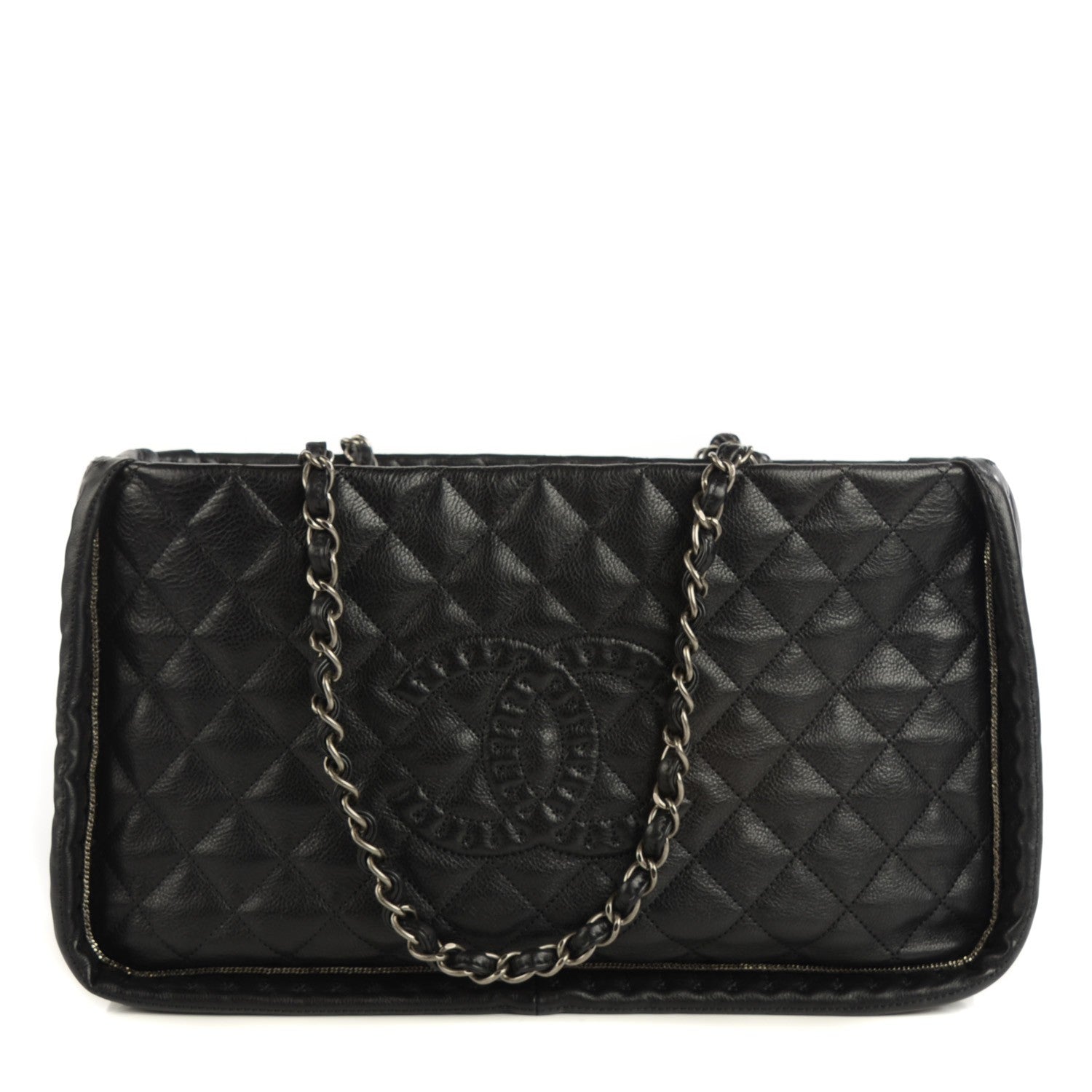 Chanel Calfskin Quilted Istanbul Small Tote Black 1 of 7