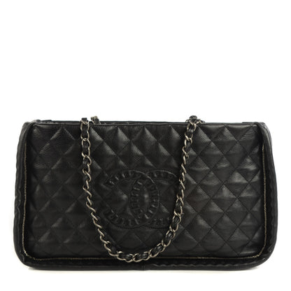 Chanel Calfskin Quilted Istanbul Small Tote Black 1 of 7