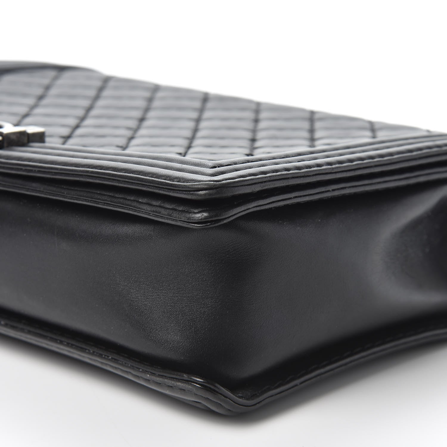 Chanel Lambskin Quilted Large Boy Flap Black 6 of 9