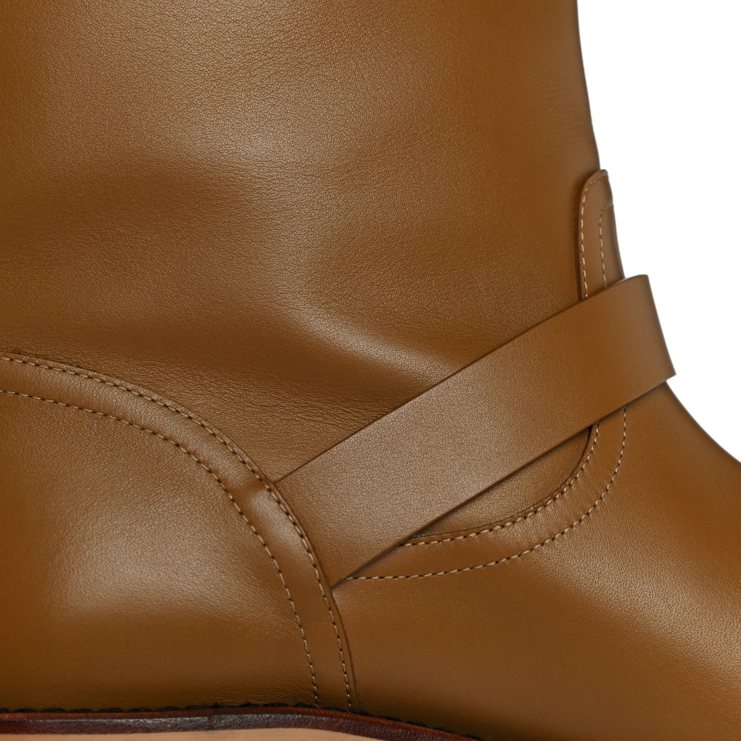 Calfskin Embossed Dior Quest 35mm Biker Boots 39 Natural