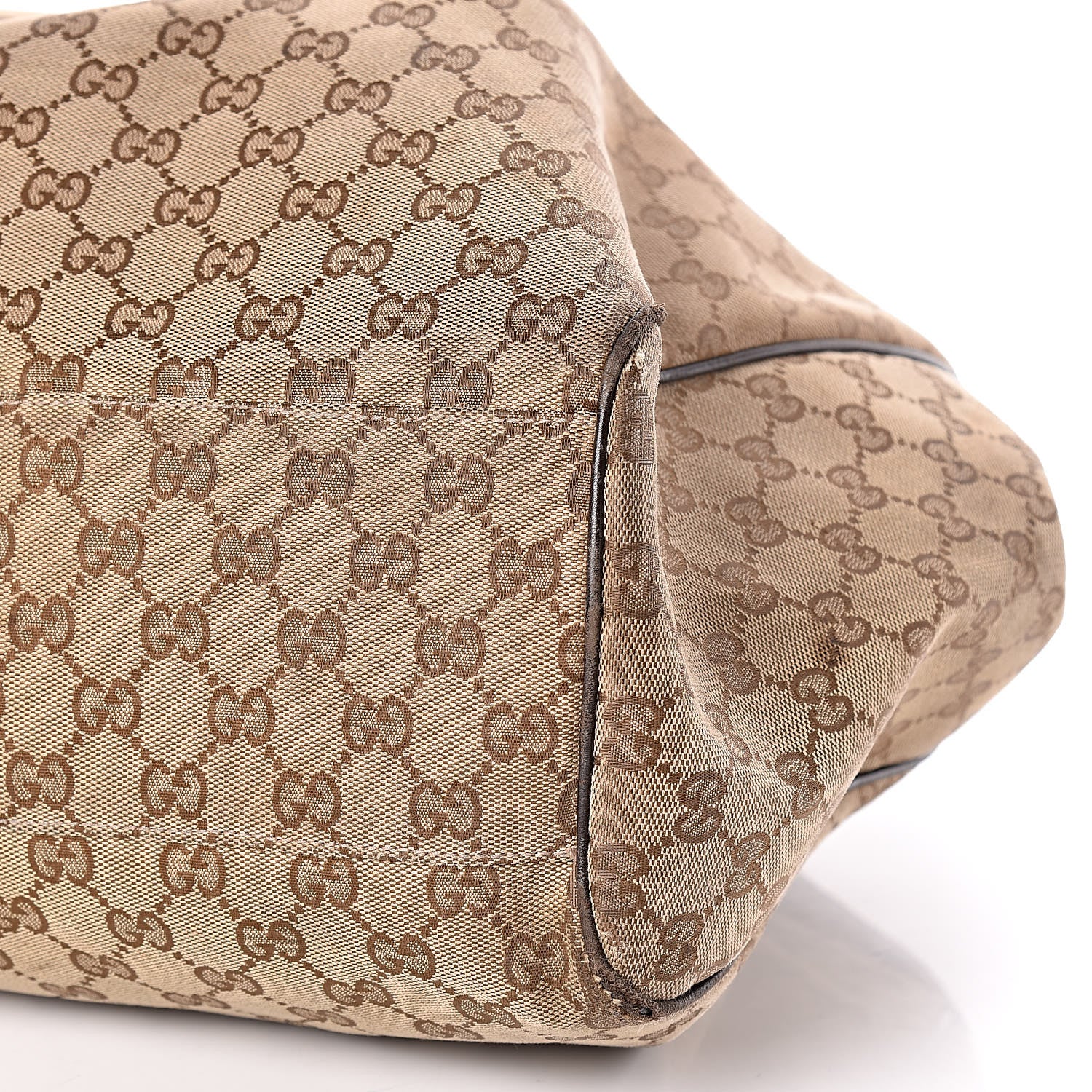 Gucci Monogram Large Sukey Tote Dark Brown 17 of 21