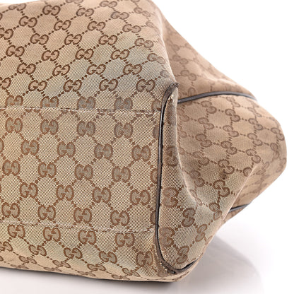 Gucci Monogram Large Sukey Tote Dark Brown 17 of 21