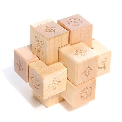 Louis Vuitton Le Pateki Wood Cube Puzzle VIP Gift 3 of 4