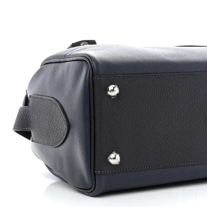 Hermes Evercolor Taurillon Clemence Petit Courrier Bag Bleu Nuit Caban 9 of 10
