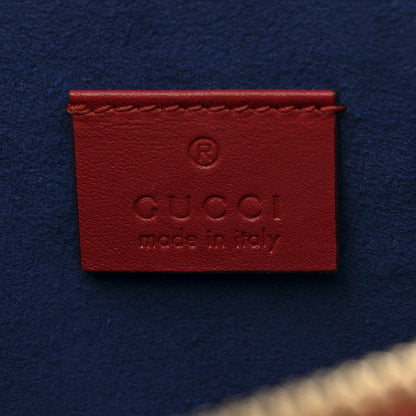 Gucci GG Supreme Monogram Mystic Cat Large Zip Red 6 of 10