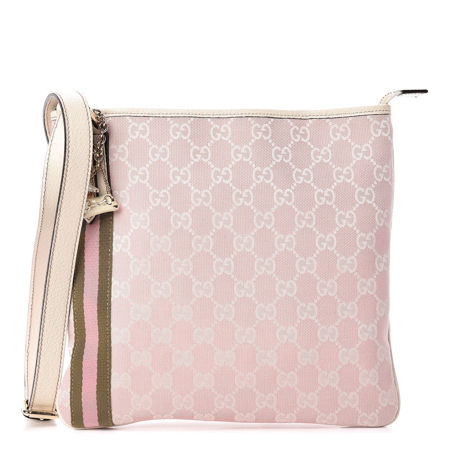 Monogram Web Jolicoeur Charms Messenger Pink
