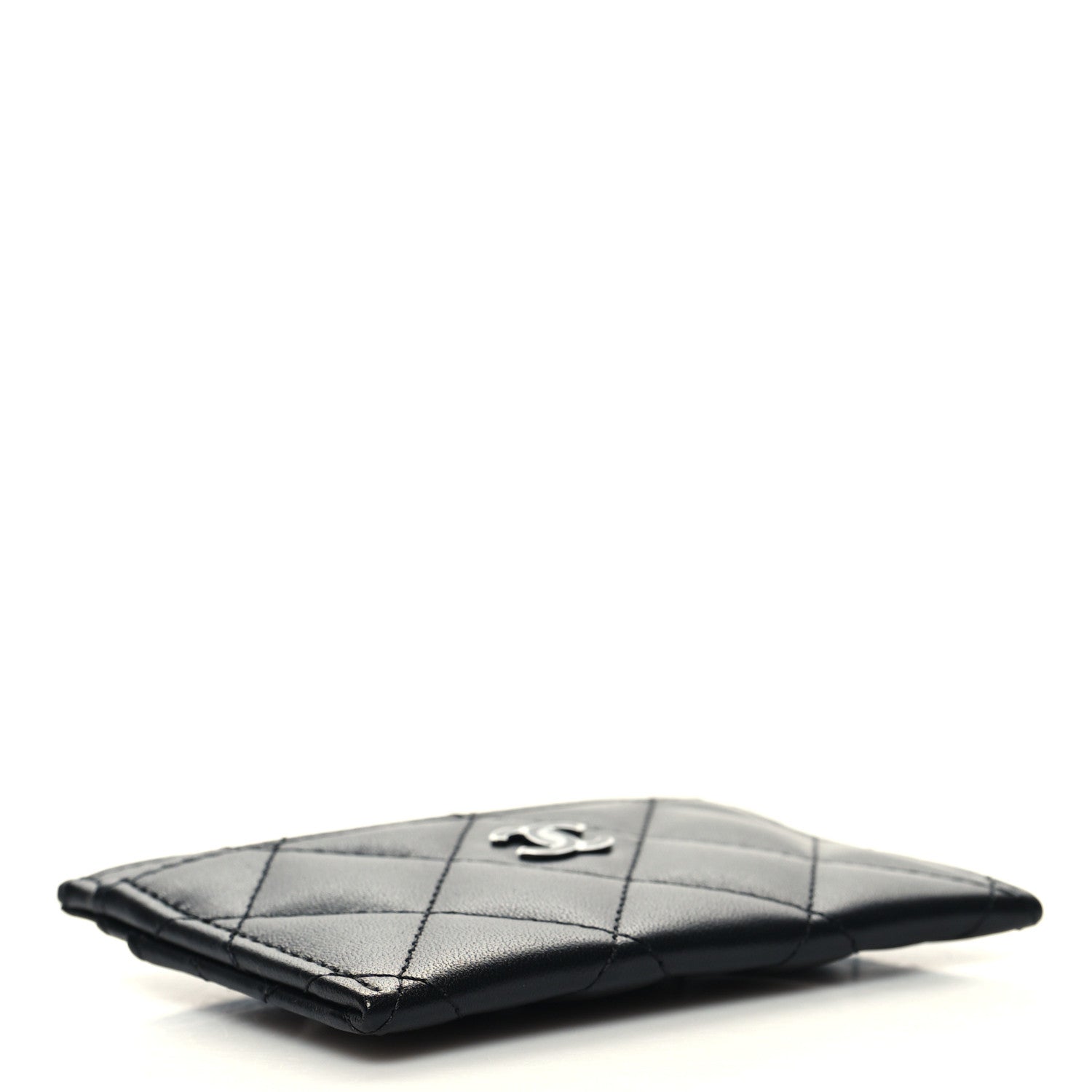 Chanel Lambskin Quilted Card Holder Black 4 of 10