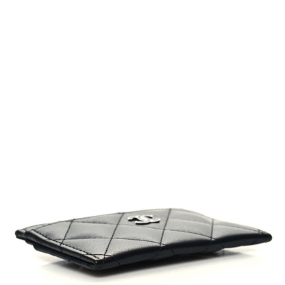 Chanel Lambskin Quilted Card Holder Black 4 of 10
