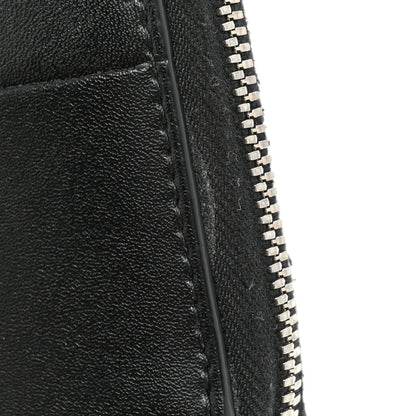 Bottega Veneta Nappa Maxi Intrecciato Zip Around Wallet Black 9 of 11