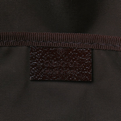 Gucci Monogram Natural Pigskin Large Diaper Bag Beige Ebony Cocoa Dark Chocolate 6 of 12