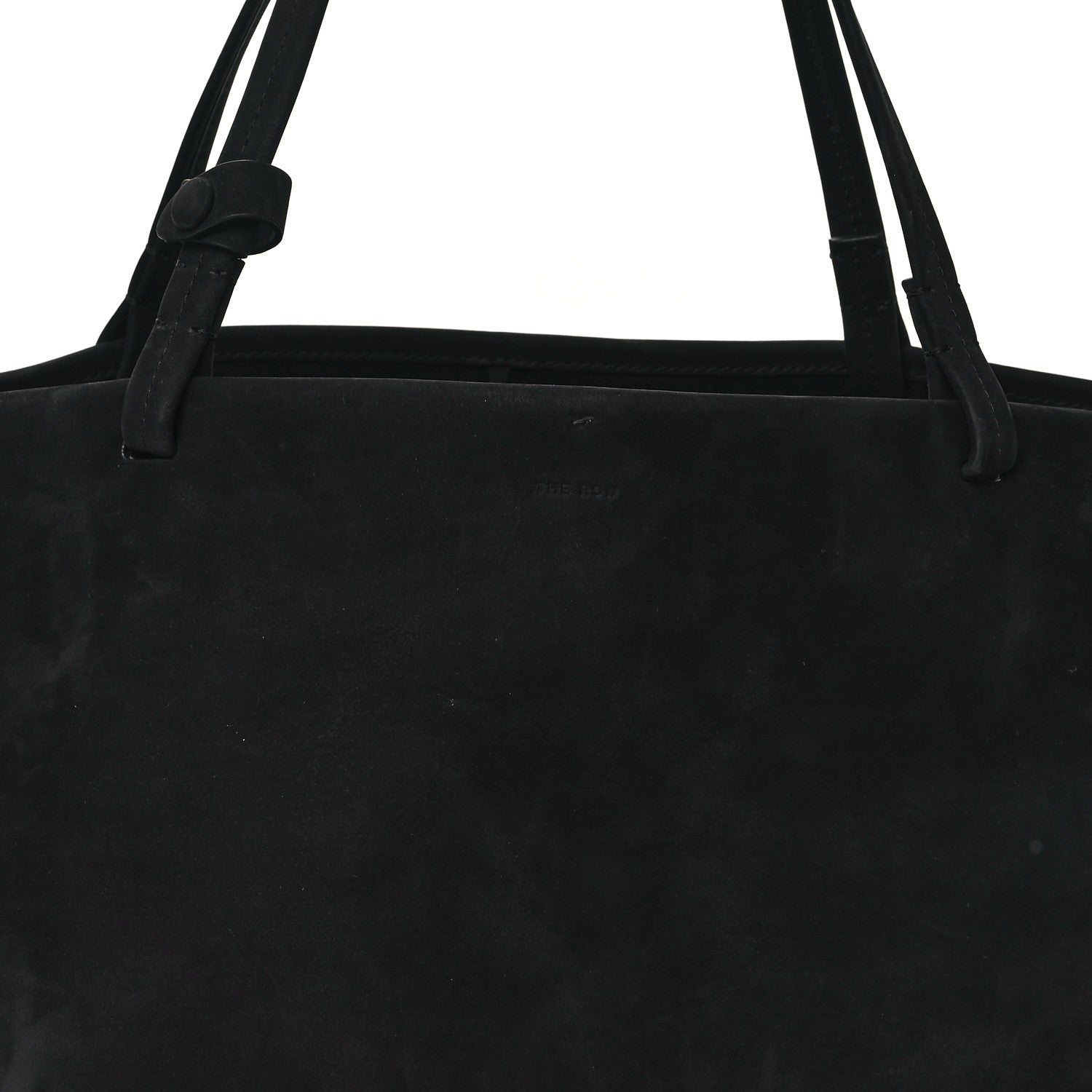 The Row Suede Park Tote Three Black 8 of 10