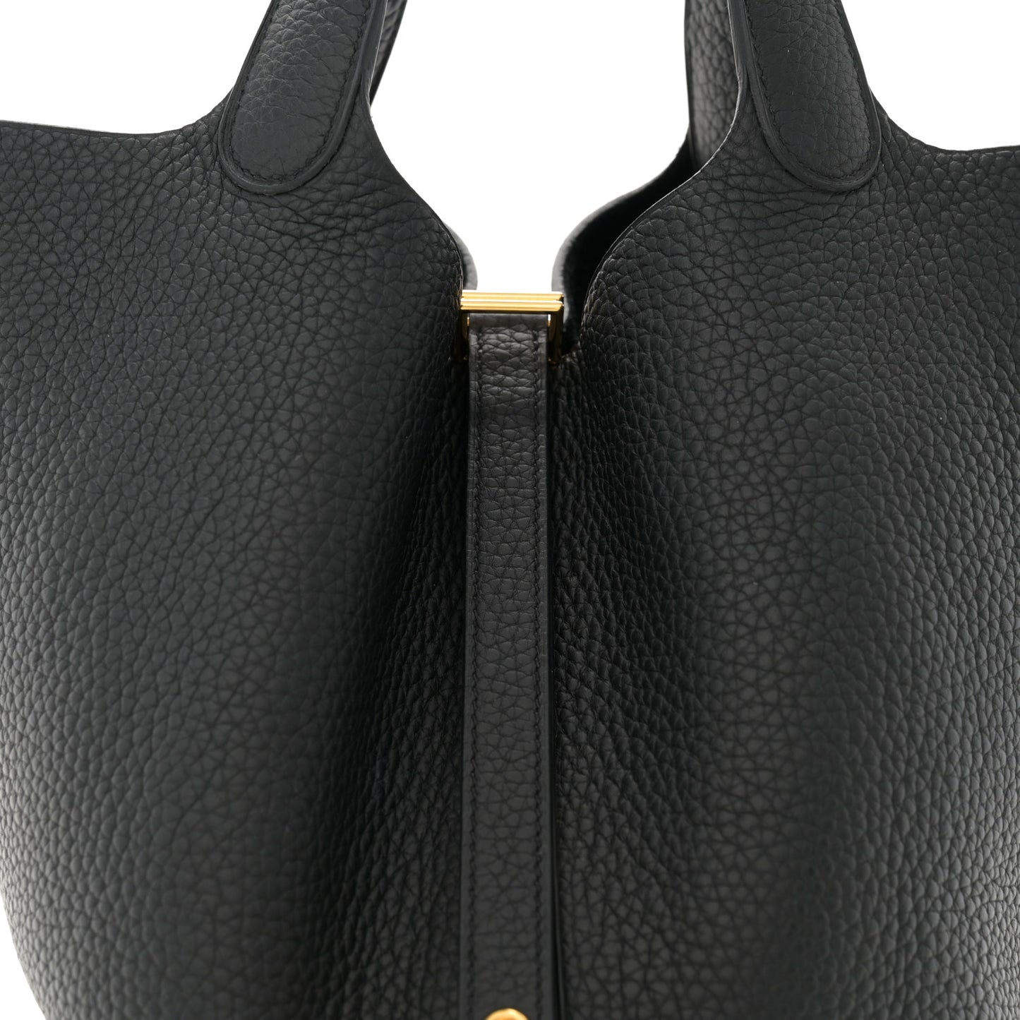 Taurillon Clemence Picotin Lock 22 MM Black