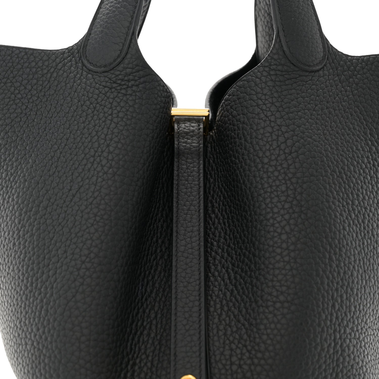 Hermes Taurillon Clemence Picotin Lock 22 MM Black 8 of 11