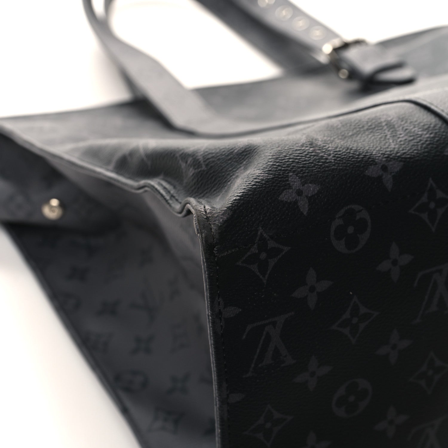 Louis Vuitton Monogram Eclipse Cabas Zippe GM Black 11 of 14