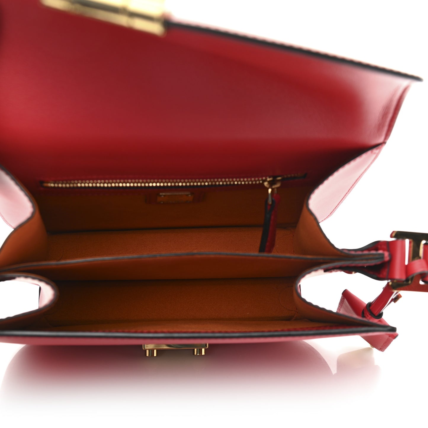 Calfskin Patricia Small Crossbody Bag Red