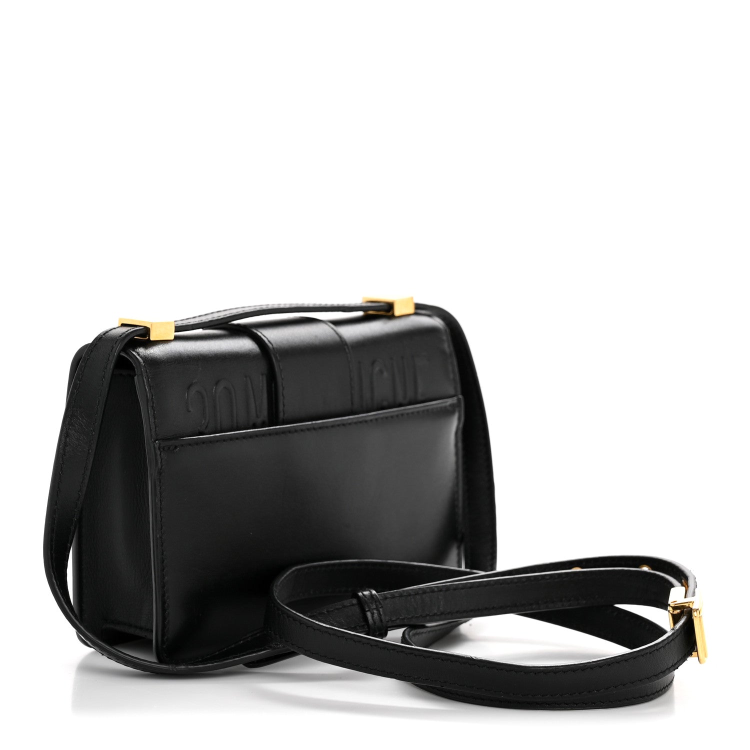 Monogram Pattern Flap Bag Dior 30 Montaigne Blue Christian Dior