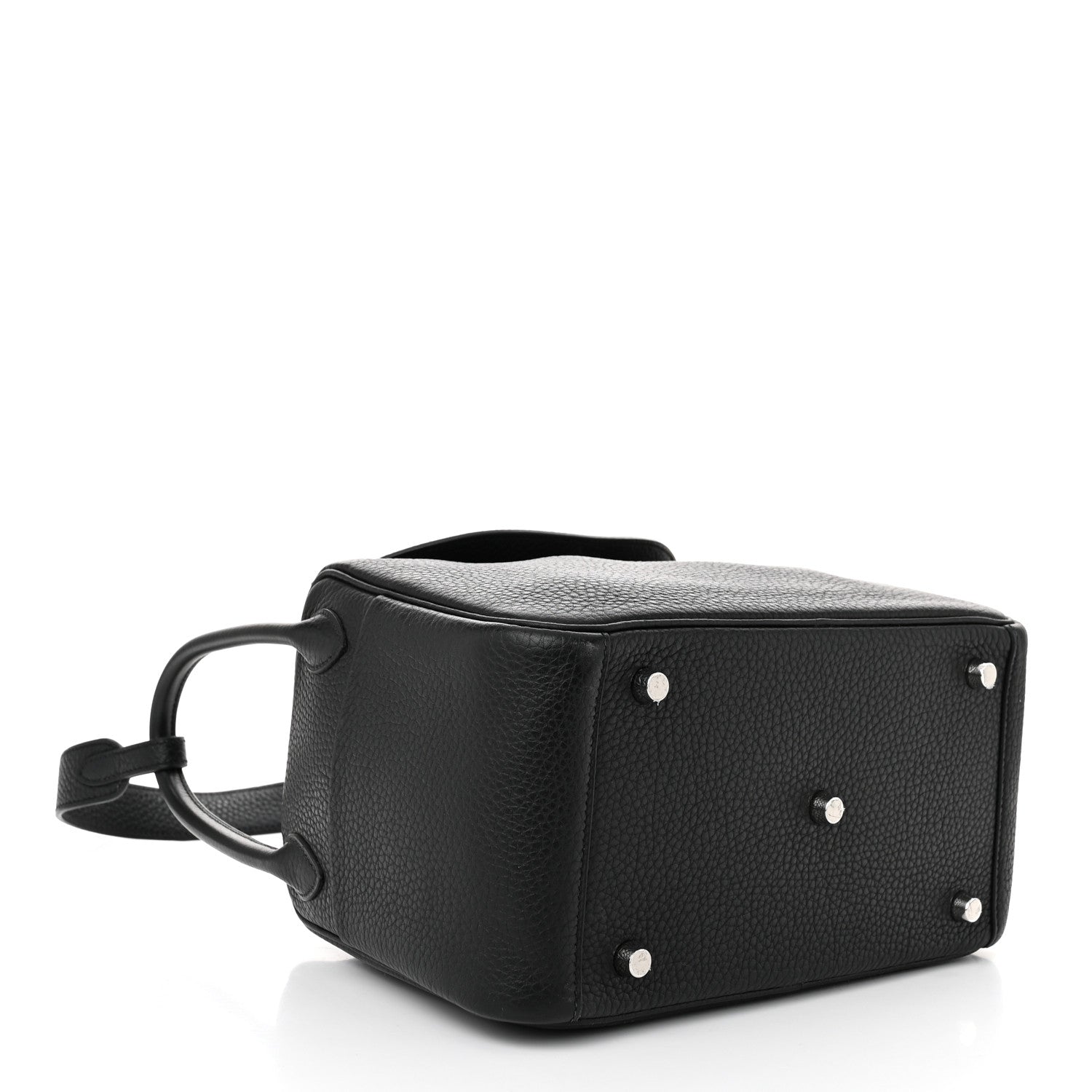 Hermes Taurillon Clemence Lindy 26 Black 4 of 10