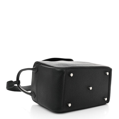 Hermes Taurillon Clemence Lindy 26 Black 4 of 10